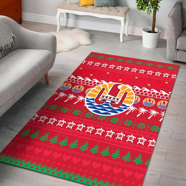 Tahiti Christmas Area Rug Ugly Christmas - Lynsiley