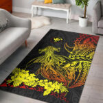 Hawaii Polynesian Area Rug Wild Hammerhead Sharks Fresh Life - Lynsiley