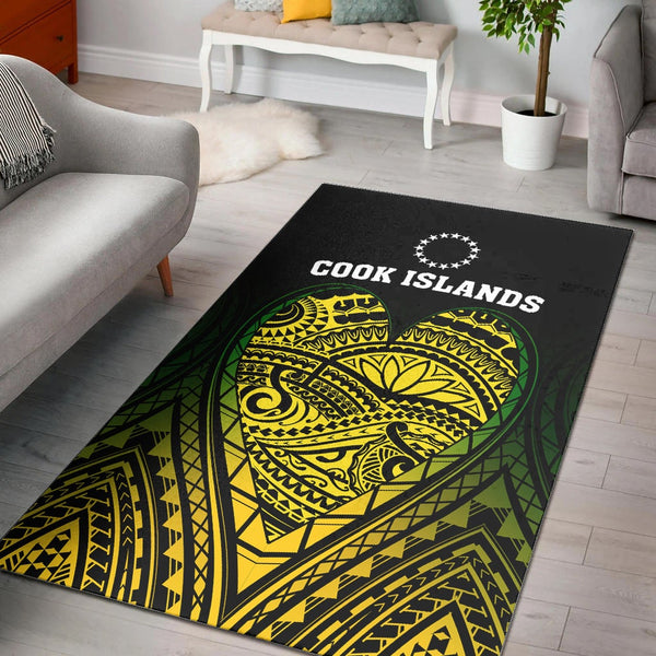 Cook Islands Pattern Area Rug Always In My Heart - Lynsiley