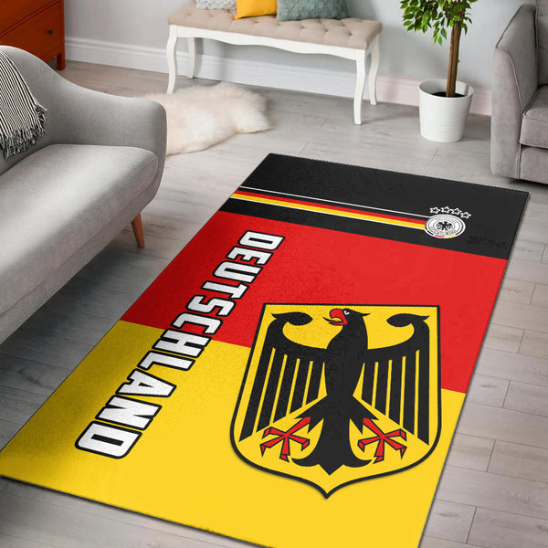Germany Football Area Rug Deutschland Sporty Style - Lynsiley