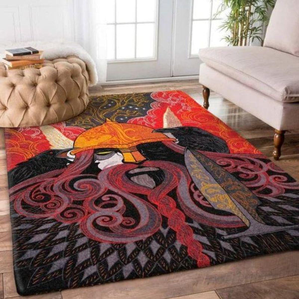 Viking Area Rug Strong Viking Rectangle Rug - Lynsiley