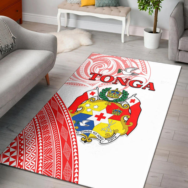 Tonga Area Rug Tongan Pattern Blithesome - Lynsiley
