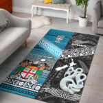 New Zealand and Fiji Area Rug Together Black - Lynsiley
