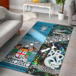 New Zealand and Fiji Area Rug Together Paua Shell - Lynsiley