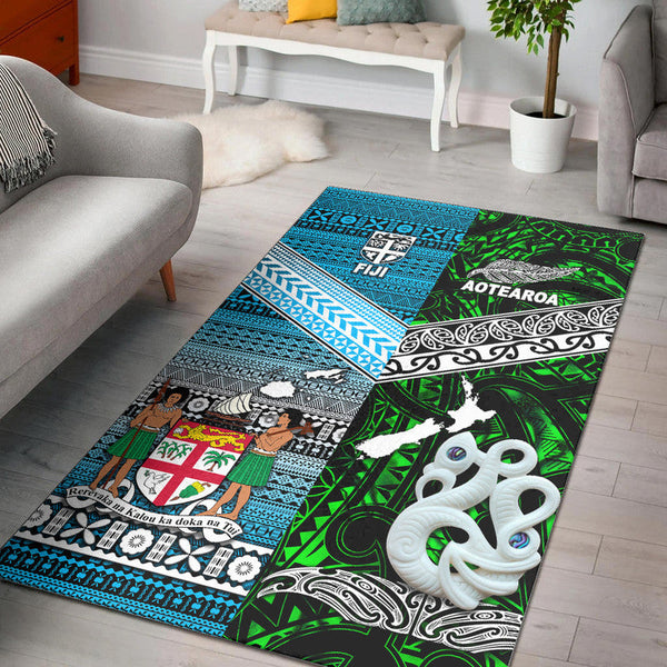 New Zealand and Fiji Area Rug Together Green - Lynsiley