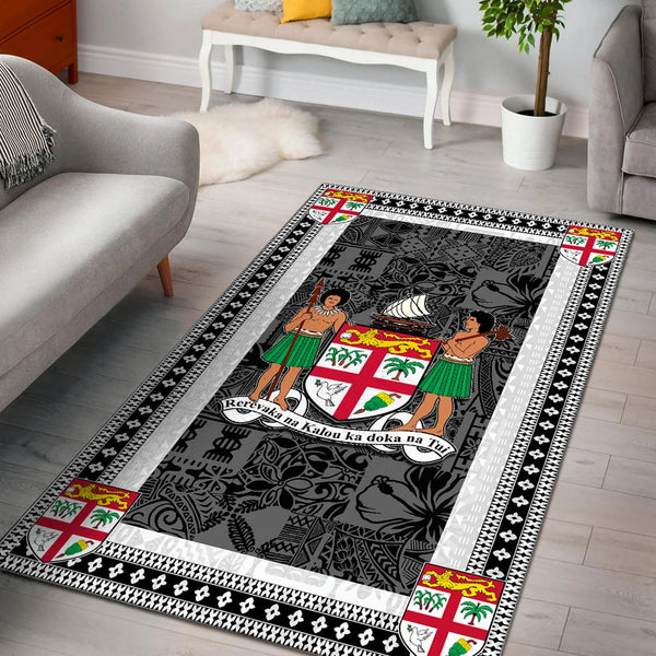 Fiji Area Rug White Style No.1 - Lynsiley
