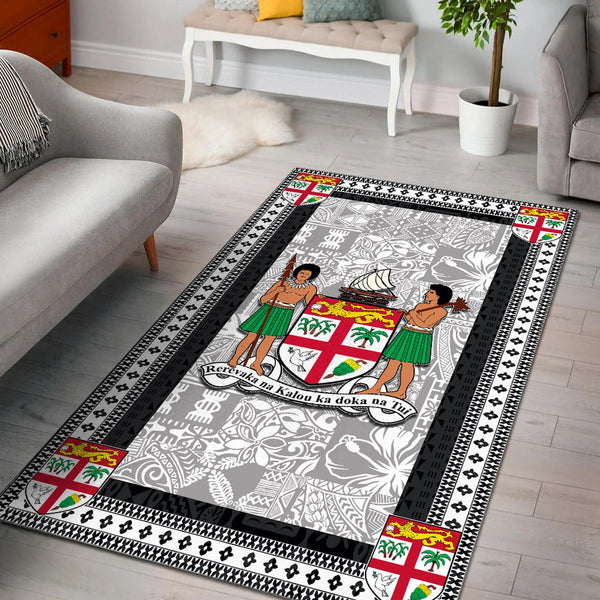 Fiji Area Rug Black Style No.1 - Lynsiley
