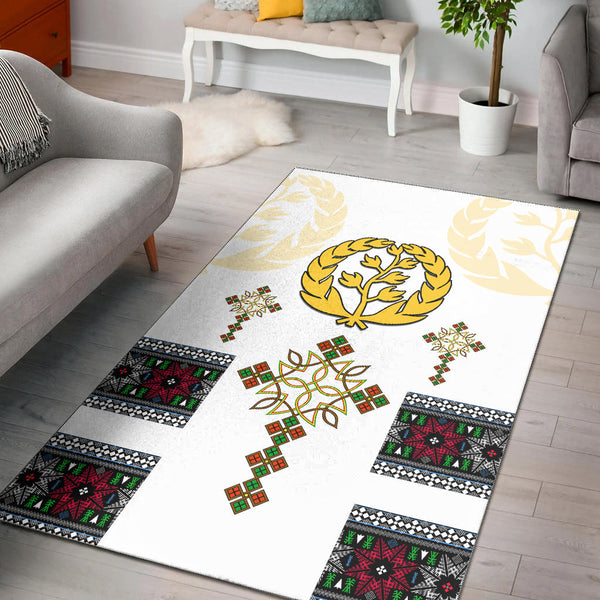 Eritrea Cross Area Rug Proud Eritrean - Lynsiley