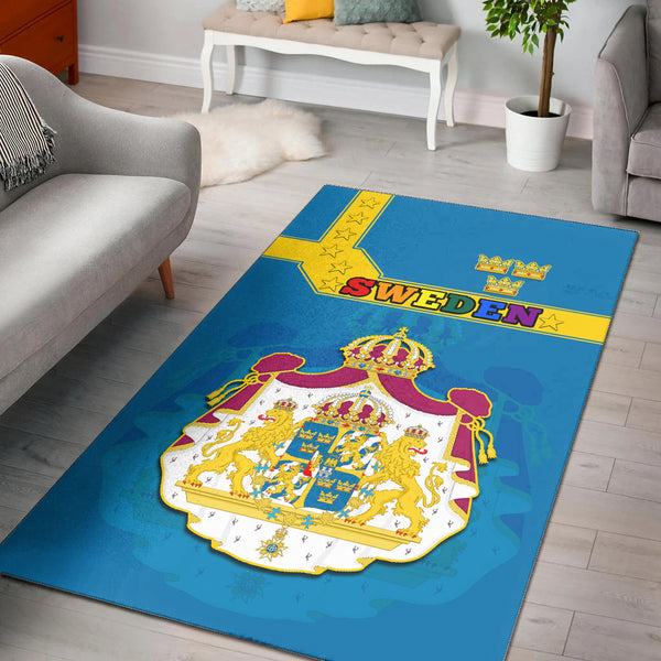 Sweden LGBT Day Area Rug Be Proud Of Who You Are - Lynsiley