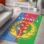 Eritrea Area Rug Eritrean Map Mix African Pattern Simple Style - Lynsiley