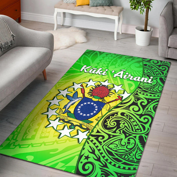 Cook Islands Area Rug Cook Islands Coat Of Arms Turtle Polynesian - Lynsiley