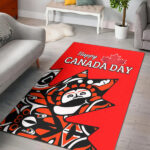 Canada Haida Area Rug Maple Leaf Canadian - Lynsiley
