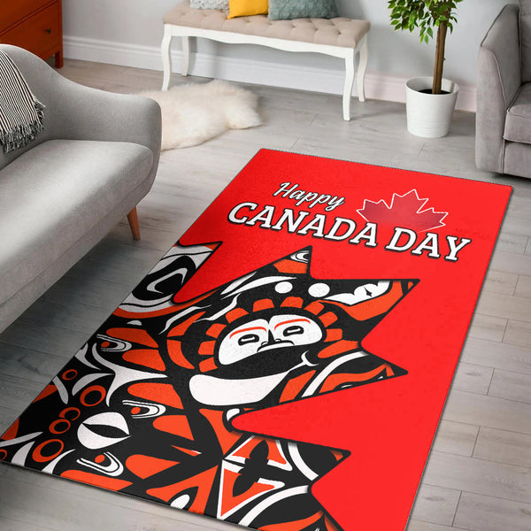 Canada Haida Area Rug Maple Leaf Canadian - Lynsiley