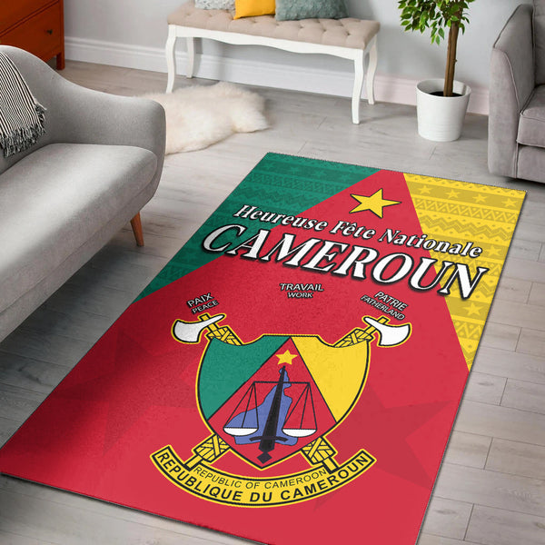 Cameroon Area Rug Independence Day Cameroonians Pattern - Lynsiley