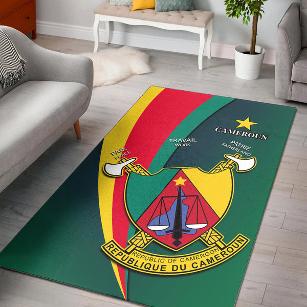 Cameroon Area Rug Map Cameroun Style Flag - Lynsiley