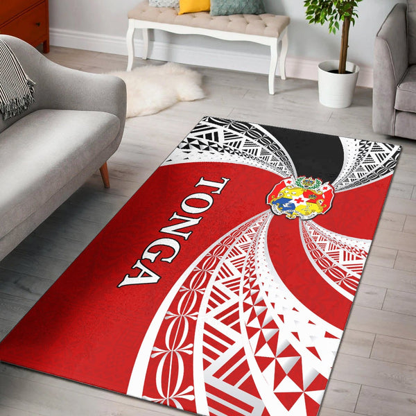 Tonga Distinctive Area Rug Tongan Tapa Pattern - Lynsiley