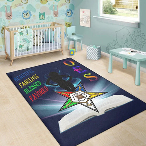 OES Area Rug African Patterns OES Logo Area Rug - Lynsiley