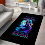 Witch Skull Area Rug You Couldn't Handle Me Even With Intrustions - Lynsiley