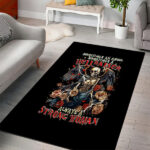 Angel Skull Area Rug Sometimes An Angel Sometimes A Hellraiser - Lynsiley
