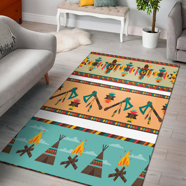 Seamless Tribal Ethnic Vintage Area Rug - Lynsiley
