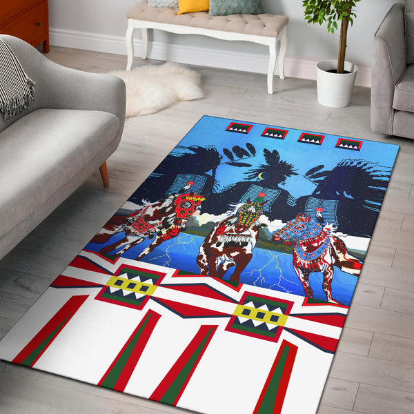 Horse Costumes Area Rug - Lynsiley