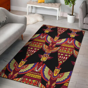 Indigenous Ornamental Pattern Area Rug - Lynsiley