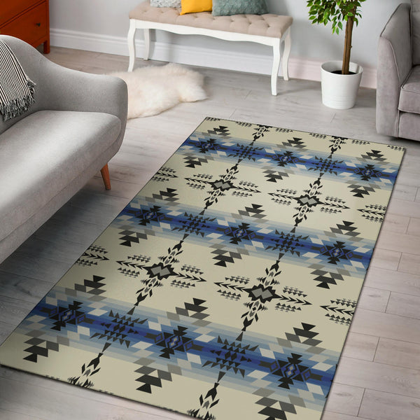 Seamless Geometric Pattern Area Rug - Lynsiley