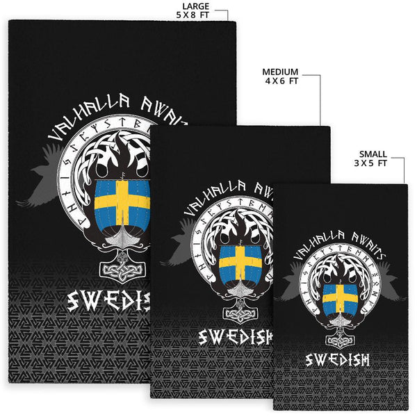 Viking Area Rug Swedish Drakkar - Lynsiley