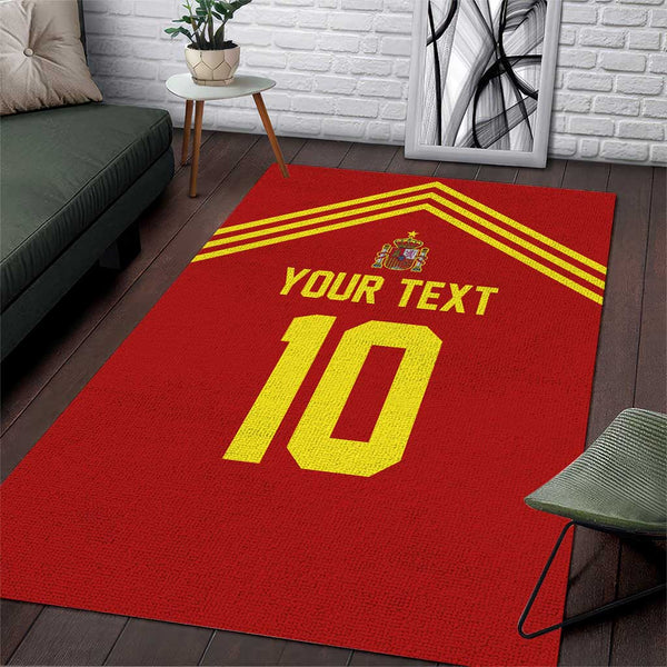 Custom Spain Football 2024 Road To The Champion Area Rug Vamos a Espana - Lynsiley