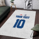Custom England Football 2024 Road To The Champion Area Rug - Lynsiley