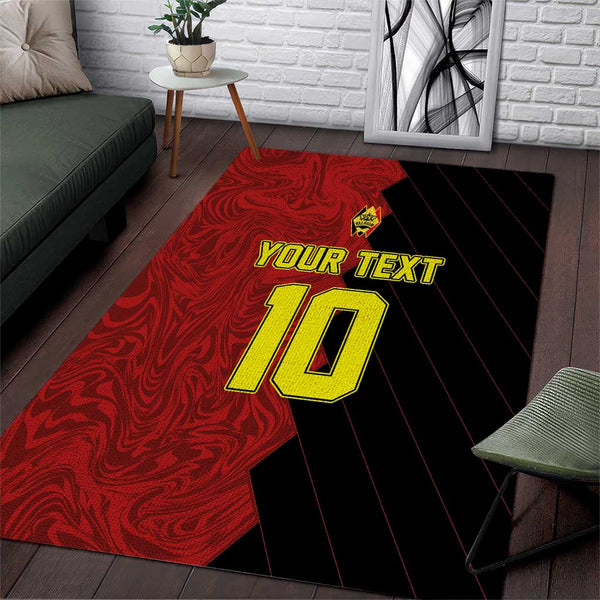 Custom Belgium Football 2024 Go Champion Area Rug - Lynsiley