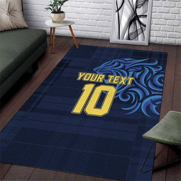 Custom Scotland Football 2024 Go Champion Area Rug - Lynsiley