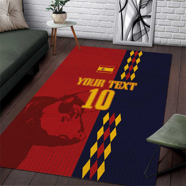 Custom Spain Football 2024 Go Champion Area Rug - Lynsiley