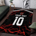 Custom Austria Football 2024 Go Champion Area Rug Away Color - Lynsiley