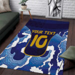Custom Japan Pacific Rugby 2024 Area Rug Japanese Traditional Pattern and Sea Waves - Lynsiley