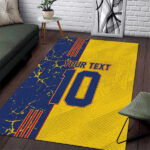 Custom Romania Football 2024 Go Champion Area Rug - Lynsiley
