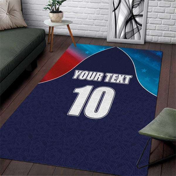 Custom USA Cricket Area Rug With Flag Style - Lynsiley
