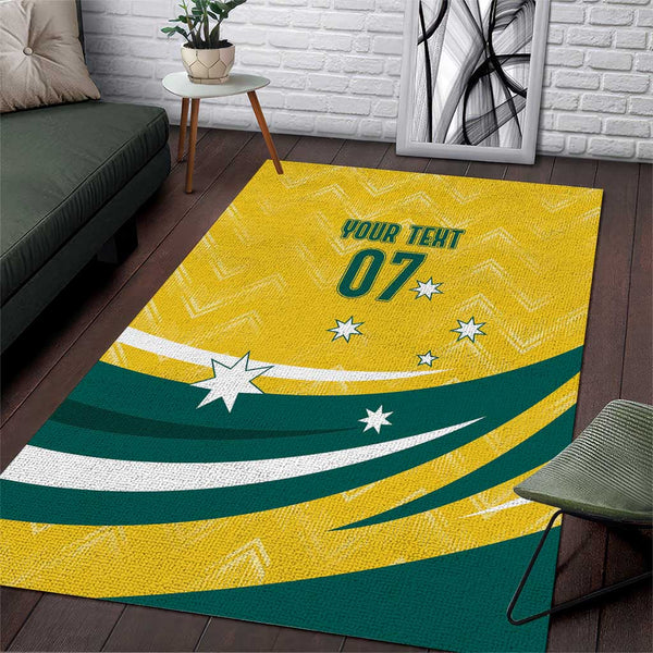 Australia 2024 Olympics Custom Area Rug Rise of the Roos - Lynsiley