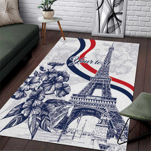 Custom France Women Rugby Area Rug Summer Flowers 2024 - Lynsiley