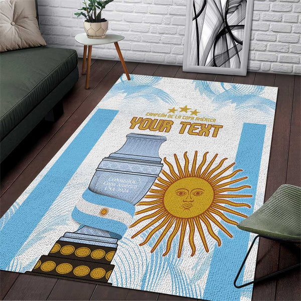 Argentina Champions Football Custom Area Rug Campeon de America - Lynsiley