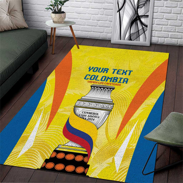 Colombia Champion Football Custom Area Rug Los Cafeteros Somos Campeones - Lynsiley