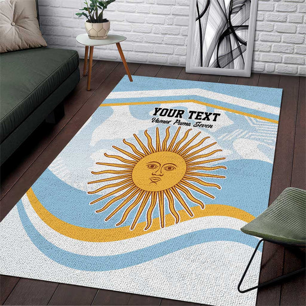 Custom Argentina Rugby Area Rug Summer Paris 2024 - Lynsiley