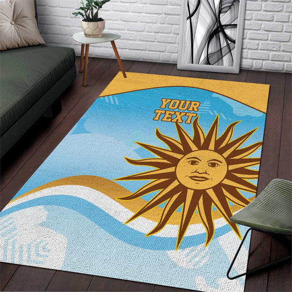 Custom Uruguay Rugby Area Rug Go Teros Summer Paris 2024 - Lynsiley