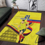 Colombia Champion Football Custom Area Rug Proud To Be Los Cafeteros - Lynsiley