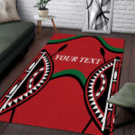 Custom Kenya Rugby Area Rug Summer Paris 2024 - Lynsiley