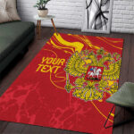 Custom Russia with Double-headed Eagle Area Rug - Lynsiley