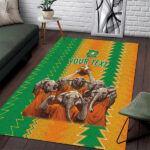 Custom Ivory Coast Football Area Rug The Champions Les Elephants 2024 - Lynsiley