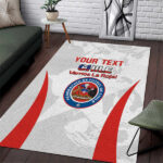 Custom Chile Football Area Rug 2024 Vamos La Roja - White - Lynsiley