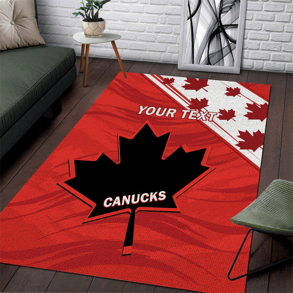 Custom Canada Rugby Area Rug 2024 Pacific Go Canucks - Lynsiley