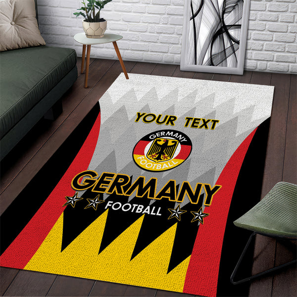 Custom Germany Football Area Rug 2024 Nationalelf - White Version - Lynsiley